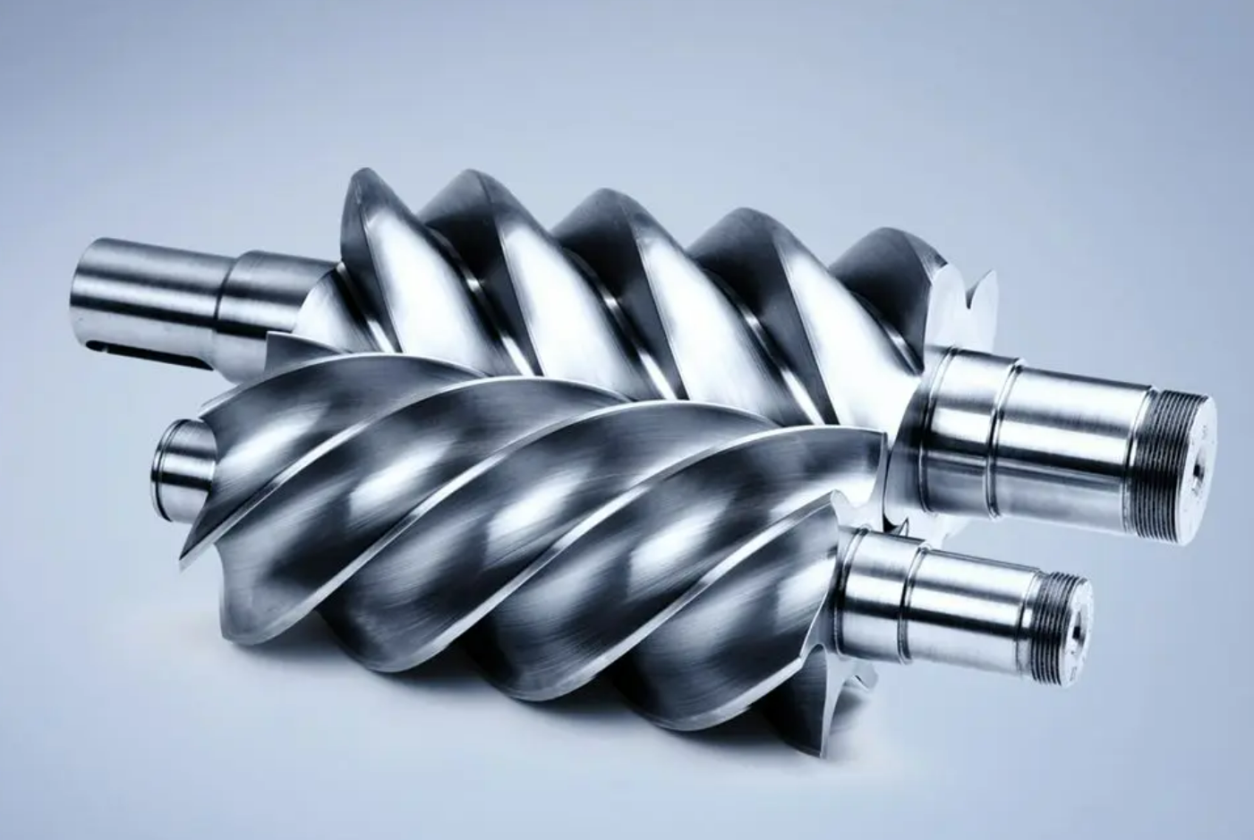 Precision-machined screw compressor rotor