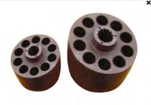 Pallet of finished machined components produced from continuous cast iron bar
